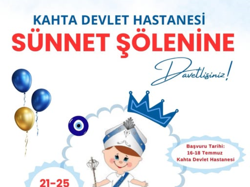 Kahta Devlet Hastanesi'nde Sünnet Kayıtları Başladı